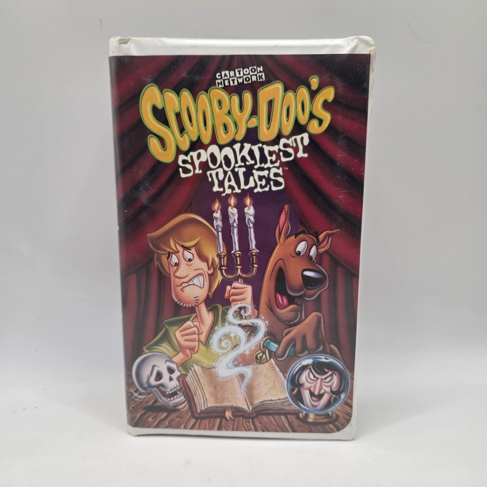 Scooby-Doo Spookiest Tales VHS Cartoon Network Clamshell Vintage Retro Mystery